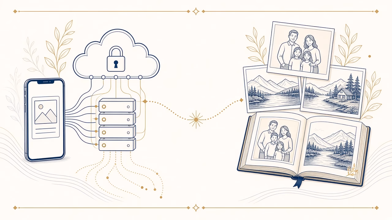 Γραμμικό σχέδιο: Cloud ή εκτύπωση; Πού πρέπει να κρατάμε τις φωτογραφίες μας