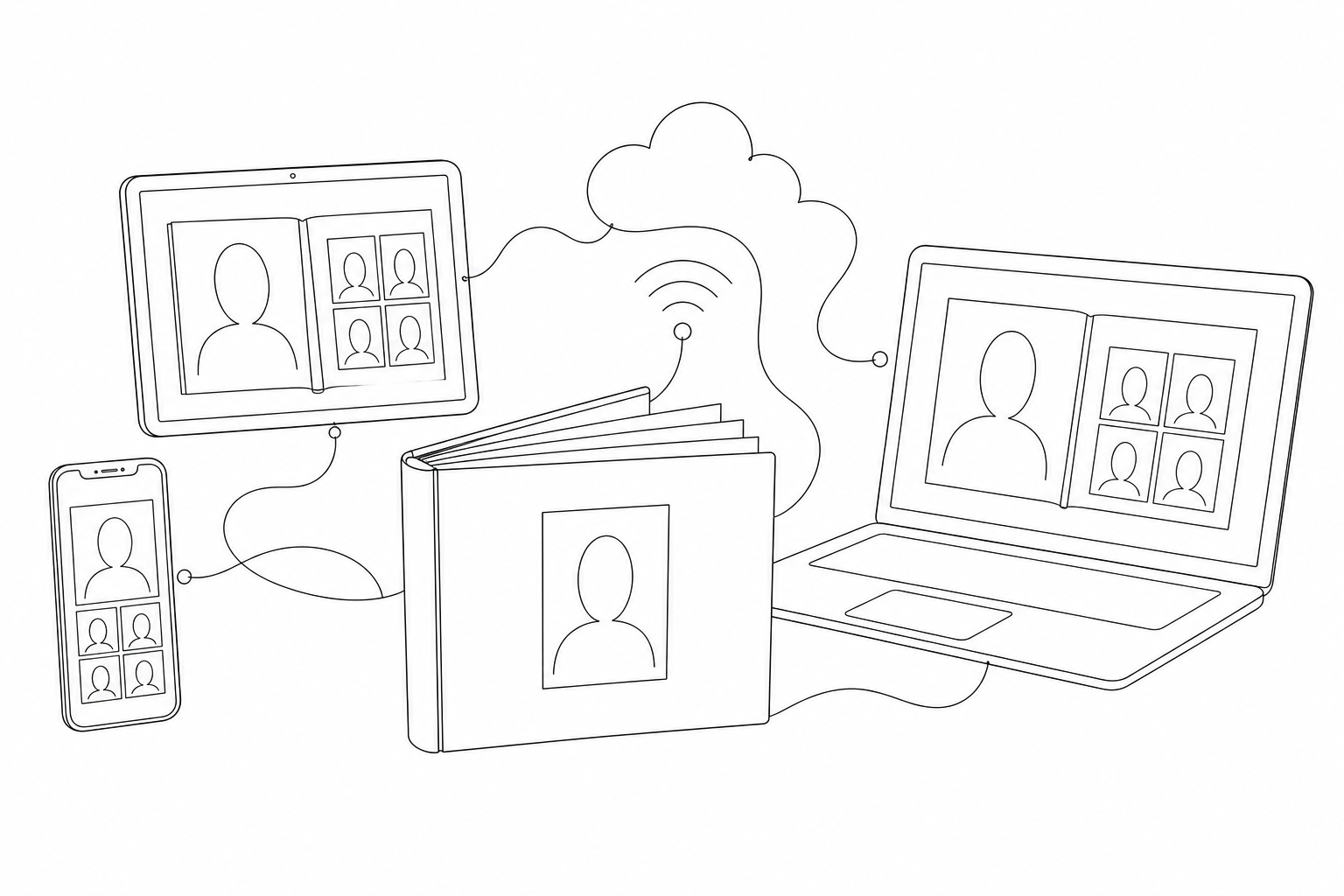 Online photobook in Volos — design an album from your phone, tablet, or computer